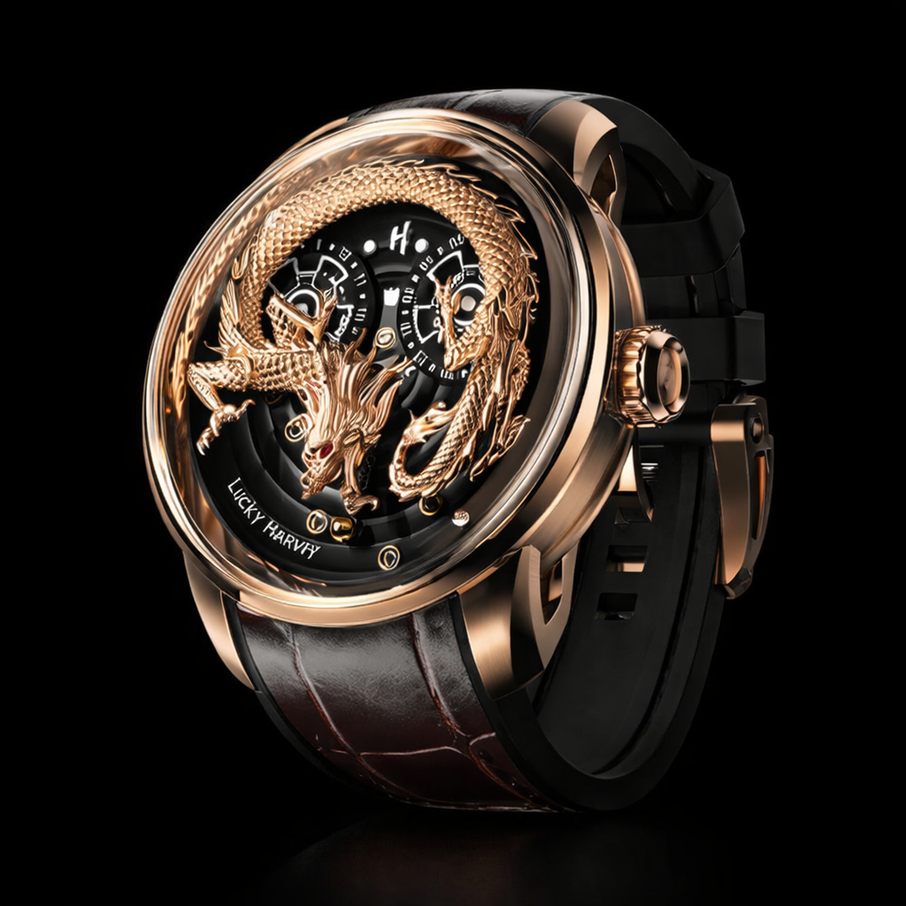 How Symbolism and Mechanical Motion Converge in Contemporary Dragon-Inspired Watchmaking | Lucky Harvey
