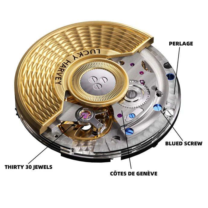 Wheat Ear Pattern Grade 5 Titanium Guilloché Chiming Watch 2.0 – Light Blue