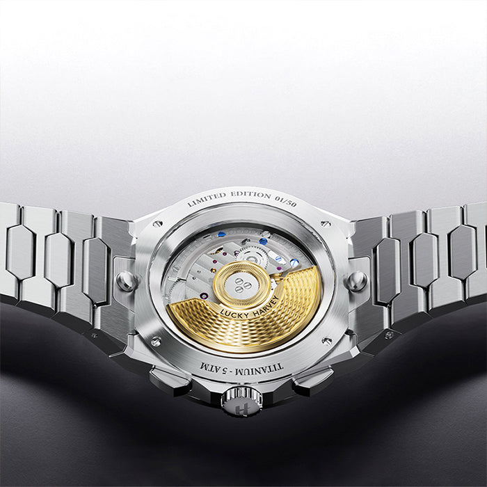 Sound Of Nature Muonionalusta Meteorite Dial Yellow Titanium Chiming Limited Edition Automatic Watch