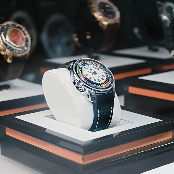 Casino Series Black Slots Machine Limited Edition Automatic Watch