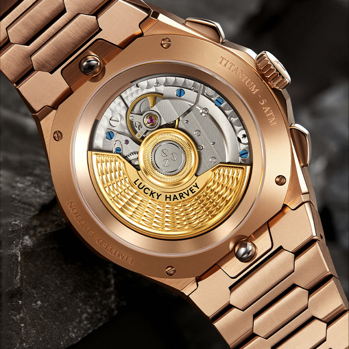 Sound Of Nature Muonionalusta Meteorite Dial Rose Gold Titanium Chiming Limited Edition Automatic Watch
