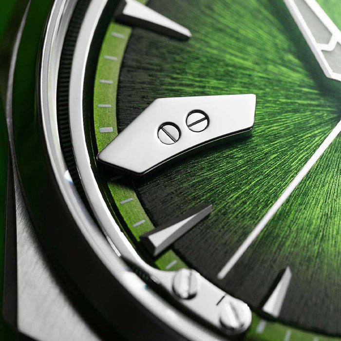 Sound Of Nature Hand-Engraved Brushed Dial Green Titanium Chiming Limited Edition Automatic Watch