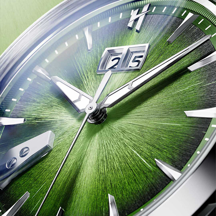 Sound Of Nature Hand-Engraved Brushed Dial Green Titanium Chiming Limited Edition Automatic Watch