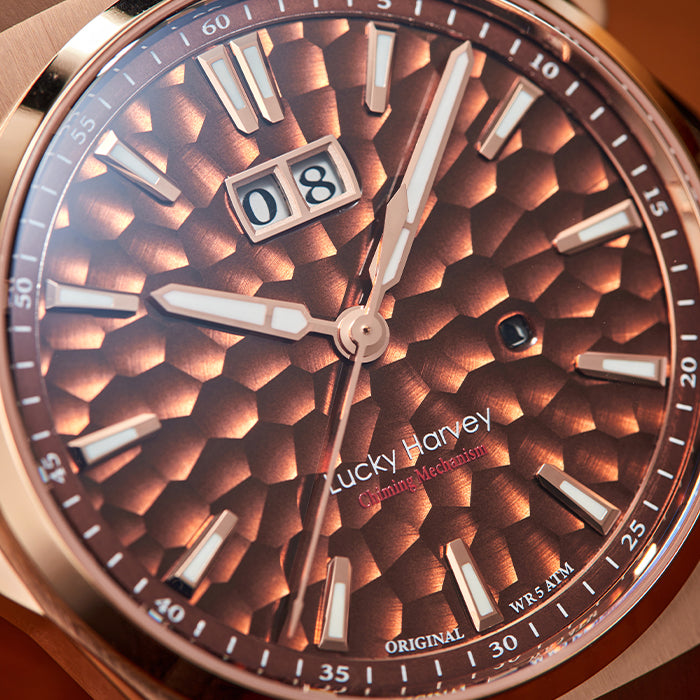 Sound Of Nature Big Date Rose Gold Hammer Chiming Limited Edition Automatic Watch