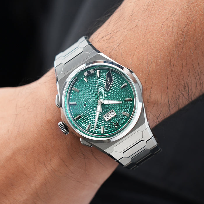 Sound Of Nature Guilloche Dial Green Titanium Chiming Limited Edition Automatic Watch