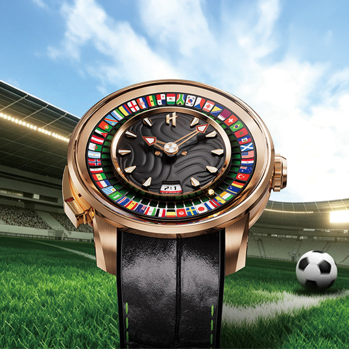 Sports Series Rose Gold World Football Limited Edition Automatic Watch