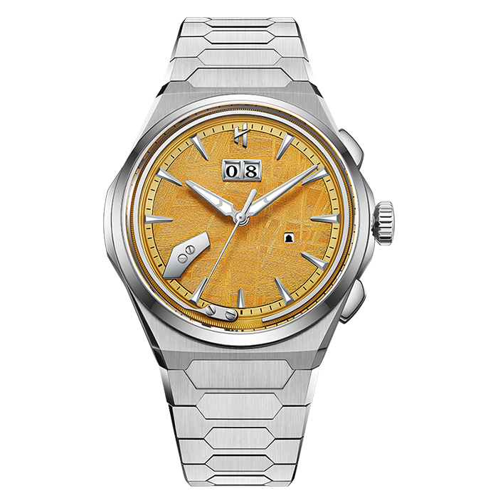 Lucky Harvey Meteorite Dial Rose Gold Titanium Chiming Watch