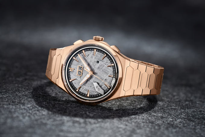 Sound Of Nature Rare Natural Meteorite Dial Rose Gold Titanium Chiming Limited Edition Automatic Watch