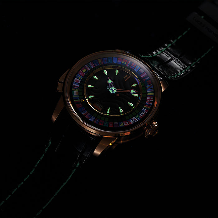 Sports Series Rose Gold World Football Limited Edition Automatic Watch