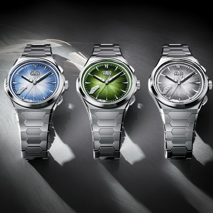 Sound Of Nature Hand-Engraved Brushed Dial Green Titanium Chiming Limited Edition Automatic Watch