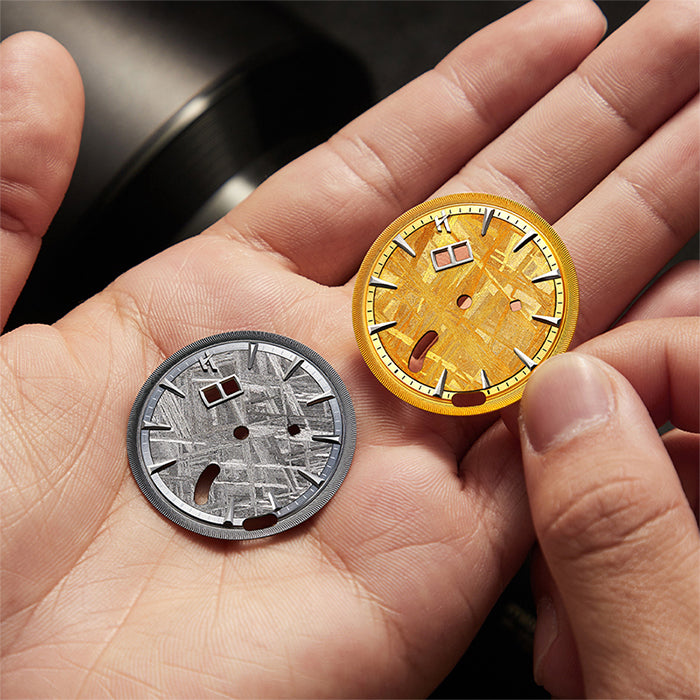 Sound Of Nature Muonionalusta Meteorite Dial Silver Titanium Chiming Limited Edition Automatic Watch