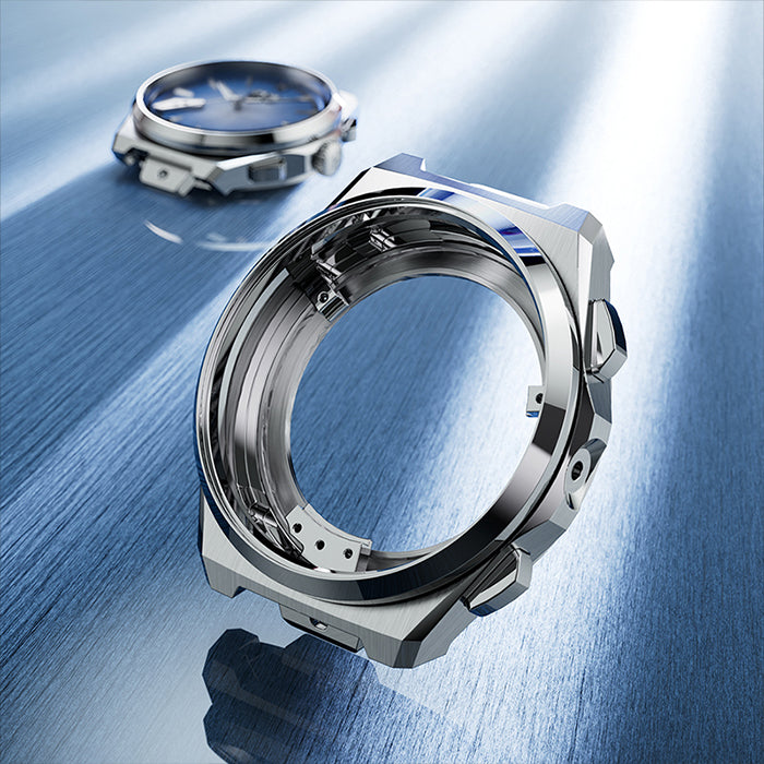 Sound Of Nature Hand-Engraved Brushed Dial Blue Titanium Chiming Limited Edition Automatic Watch