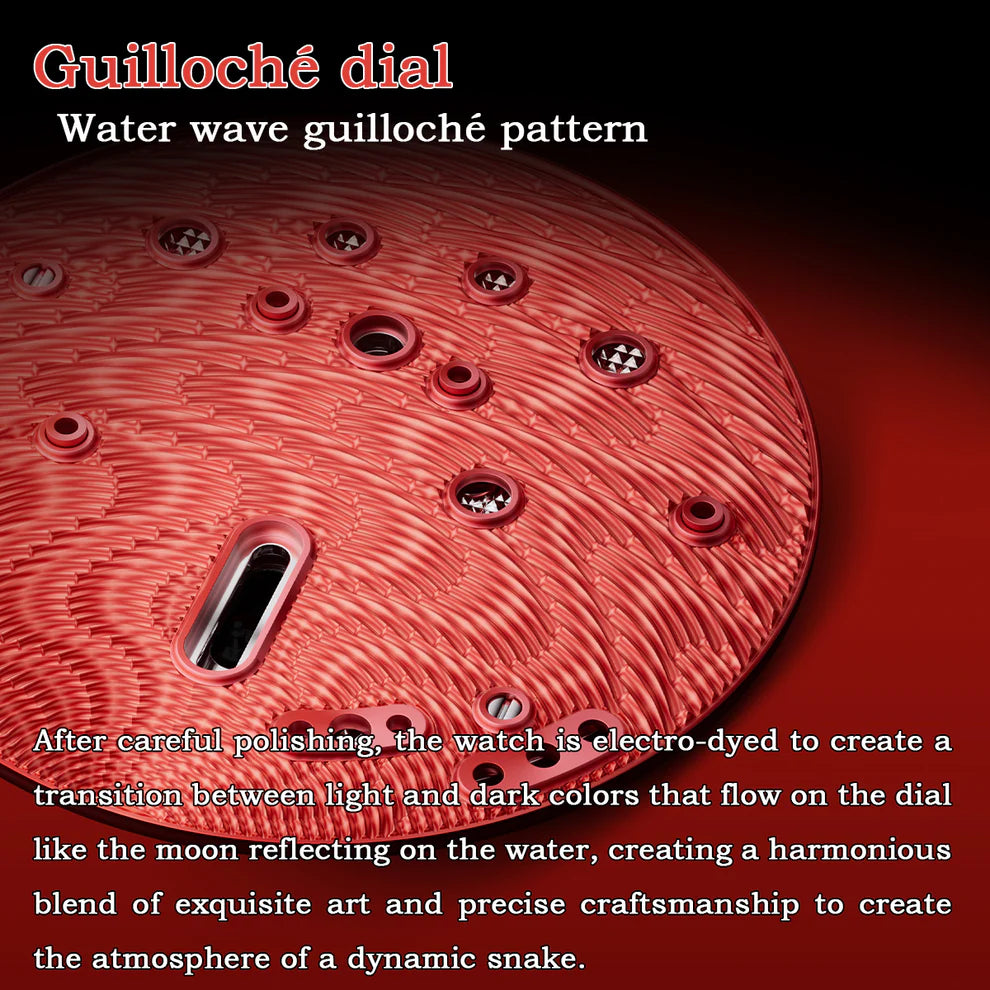 Craftmanship Series Red Enamel Snake Automatic Chiming Watch