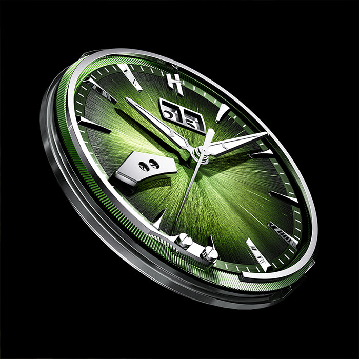 Sound Of Nature Hand-Engraved Brushed Dial Green Titanium Chiming Limited Edition Automatic Watch