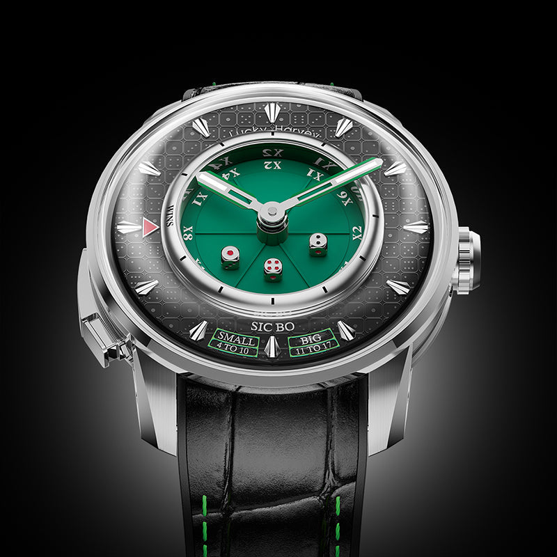 Casino Series Green Sic Bo Automatic Watch