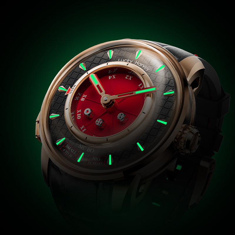Casino Series Blue Sic Bo Automatic Watch