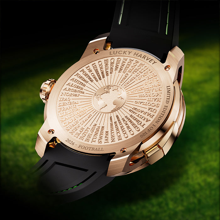 Sports Series Rose Gold World Football Limited Edition Automatic Watch