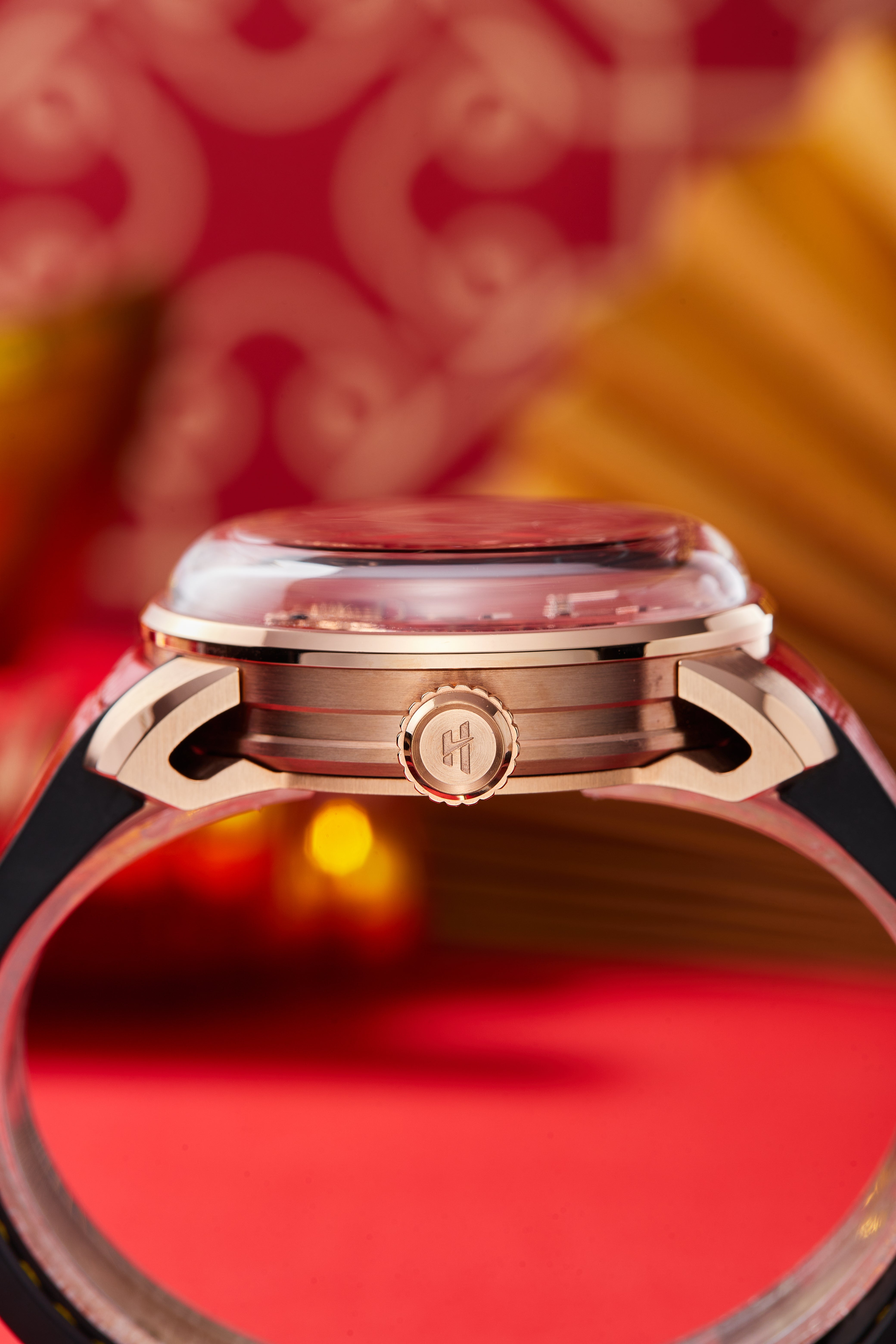 Craftmanship Series Red Enamel Chiming Snake Limited Edition Automatic Watch