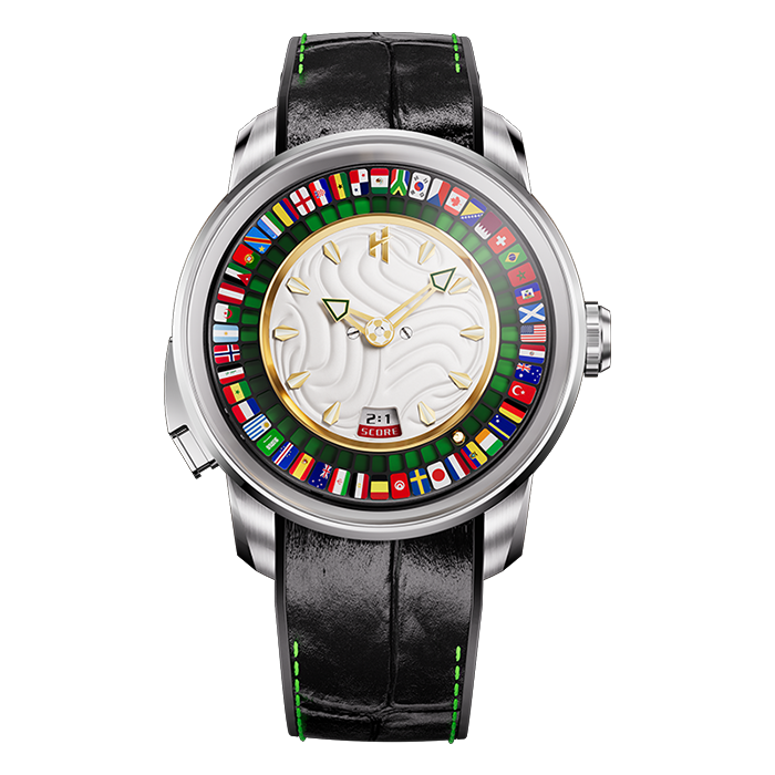 Sports Series Silver World Football Limited Edition Automatic Watch