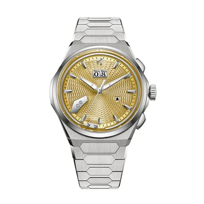 Guilloché Chiming Watch in Grade 5 Titanium – Yellow