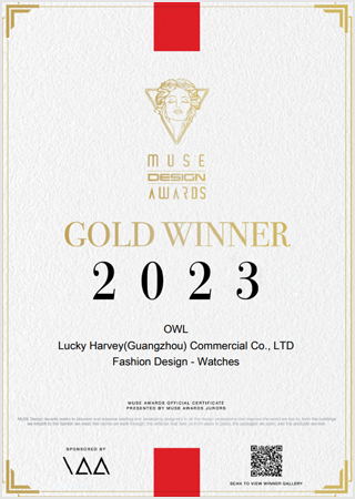 MUSE Design Awards Gold WINNER