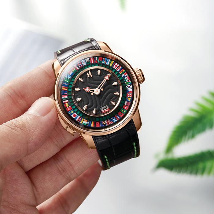 Sports Series Rose Gold World Football Limited Edition Automatic Watch