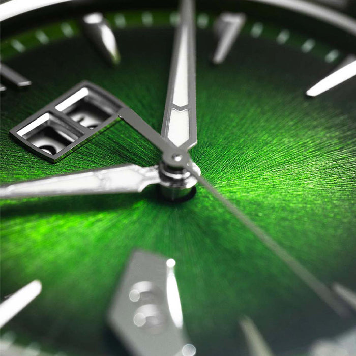 Sound Of Nature Hand-Engraved Brushed Dial Green Titanium Chiming Limited Edition Automatic Watch