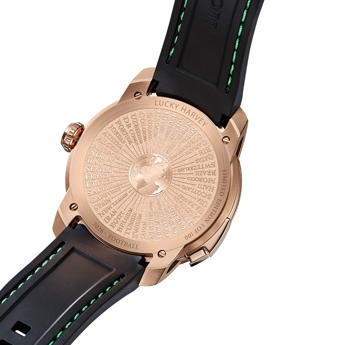 Sports Series Rose Gold World Football Limited Edition Automatic Watch
