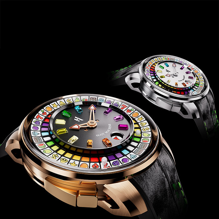 Casino Series Silver Slots Machine Limited Edition Automatic Watch