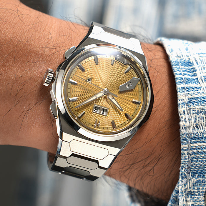 Lucky Harvey Yellow Titanium Guilloché Chiming | Limited 50