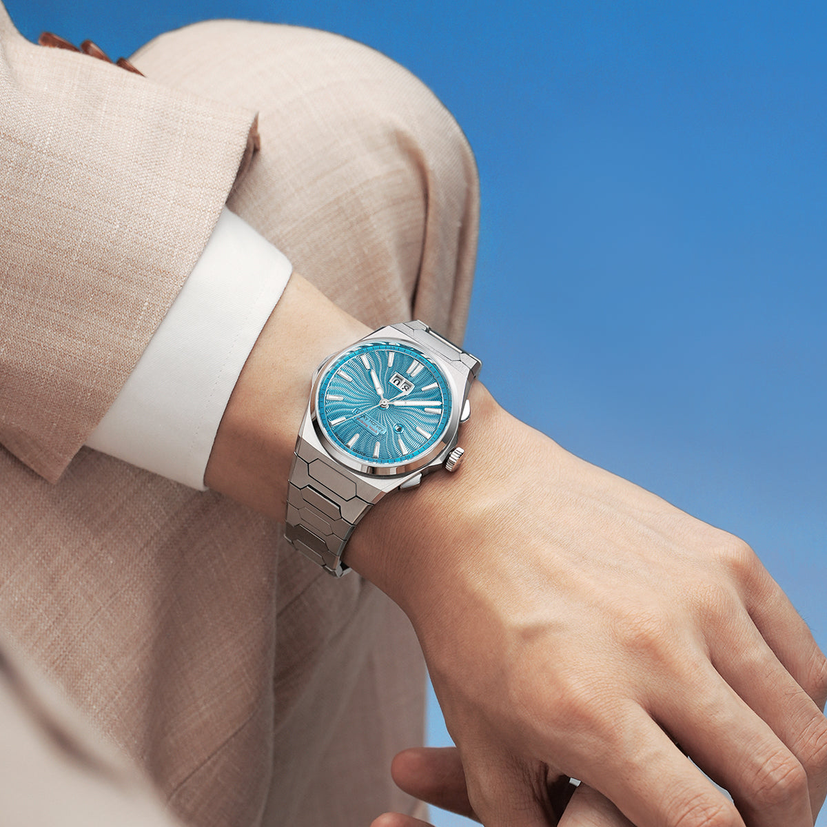 Sound Of Nature Ice Blue Chiming Limited Edition Automatic Watch