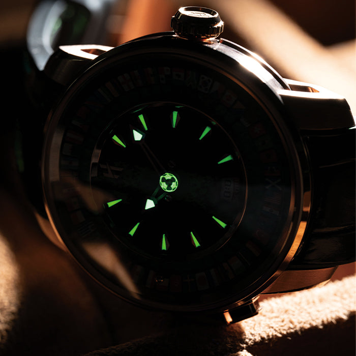 Sports Series Rose Gold World Football Limited Edition Automatic Watch