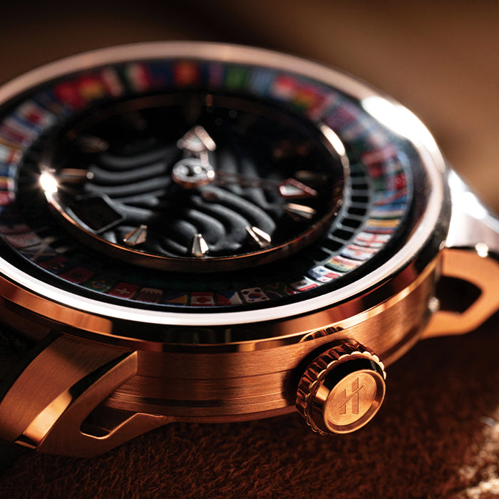 Sports Series Rose Gold World Football Limited Edition Automatic Watch