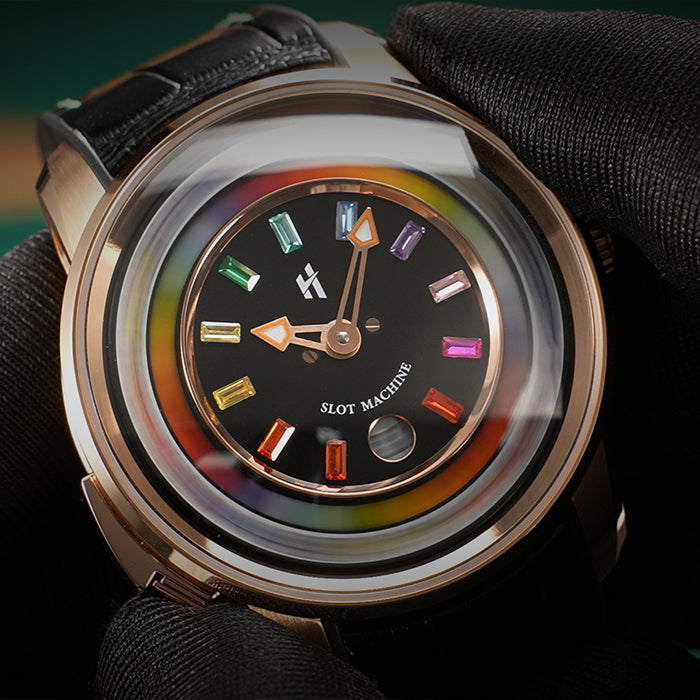 Lucky Harvey Rose Gold Slots Machine Watch | Limited 100