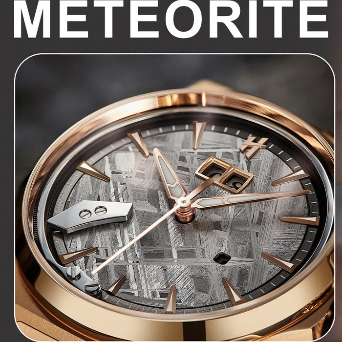 Sound Of Nature Muonionalusta Meteorite Dial Rose Gold Titanium Chiming Limited Edition Automatic Watch