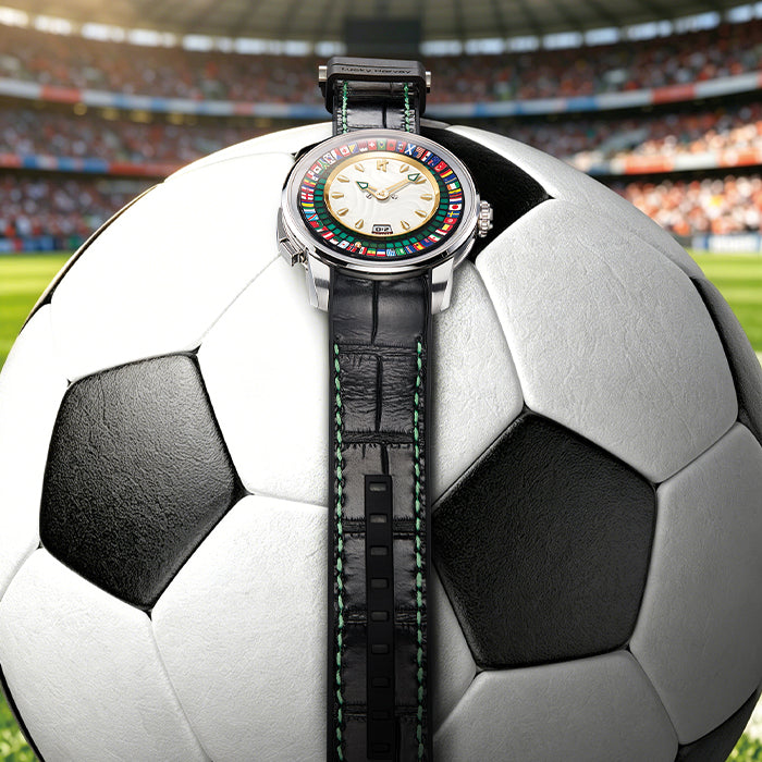Sports Series Silver World Football Limited Edition Automatic Watch