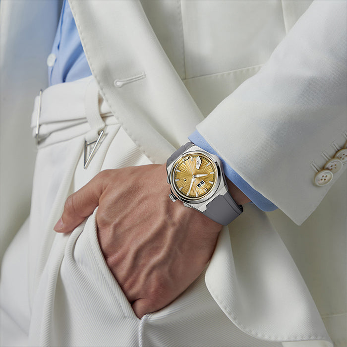 Sound Of Nature Guilloche Dial Yellow Titanium Chiming Limited Edition Automatic Watch