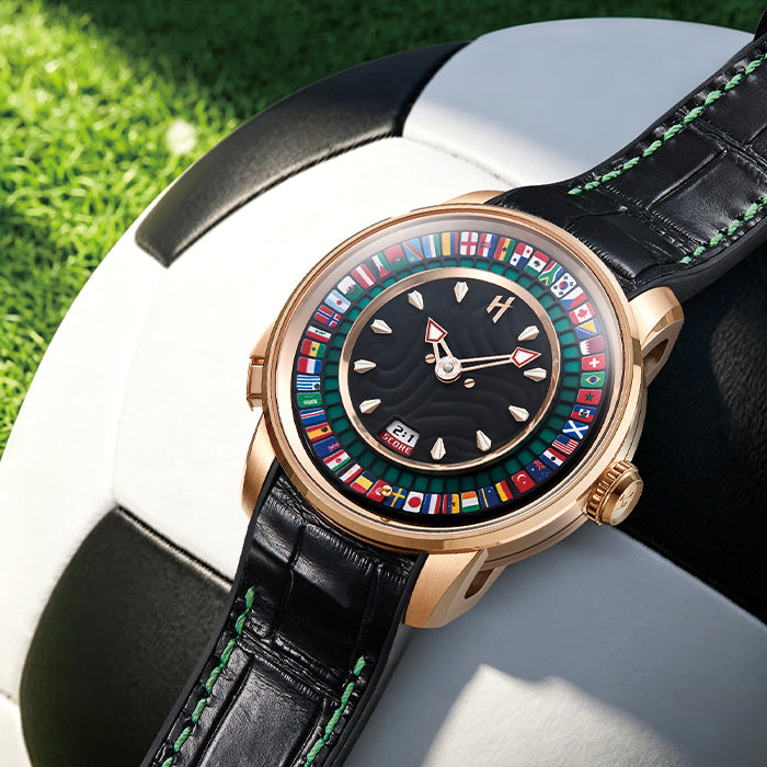 Sports Series Rose Gold World Football Limited Edition Automatic Watch