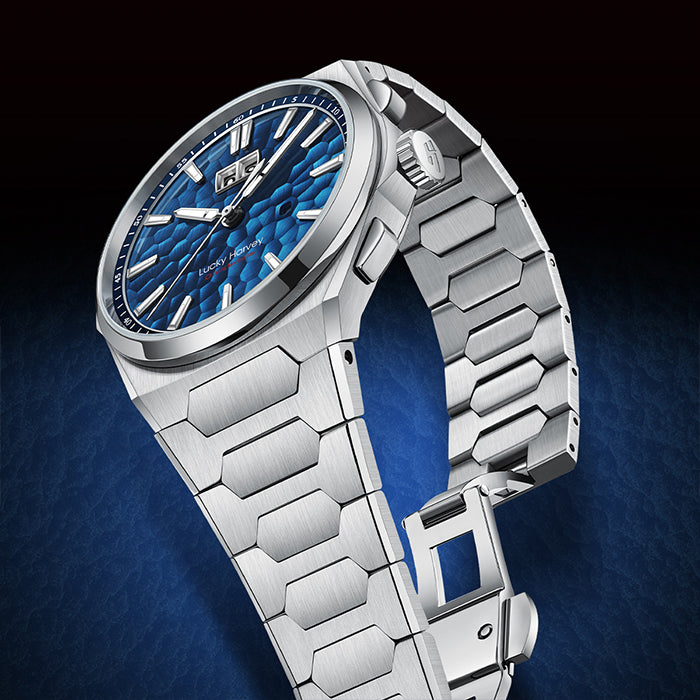 Sound Of Nature Big Date Ocean Blue Hammer Chiming Limited Edition Automatic Watch