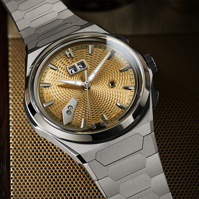 Sound Of Nature Guilloche Dial Yellow Titanium Chiming Limited Edition Automatic Watch