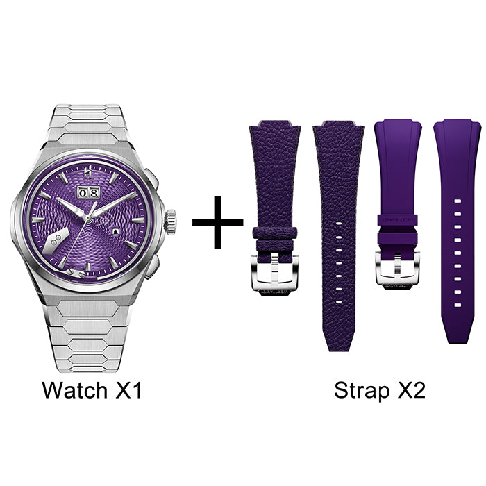 Lucky Harvey Purple Titanium Guilloché Chiming | Limited 50