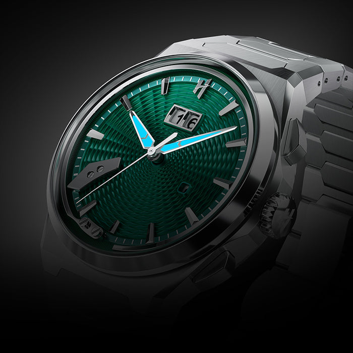 Sound Of Nature Guilloche Dial Green Titanium Chiming Limited Edition Automatic Watch
