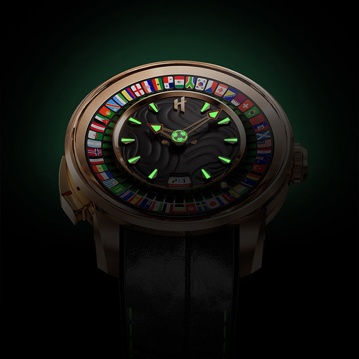 Sports Series Rose Gold World Football Limited Edition Automatic Watch